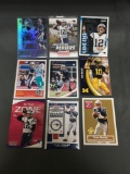 9 Card Lot of TOM BRADY New England Patriots Football Cards from Massive Collection