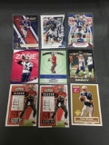 9 Card Lot of TOM BRADY New England Patriots Football Cards from Massive Collection