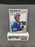 1989 Fleer #548 KEN GRIFFEY JR. Mariners ROOKIE Baseball Card