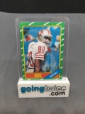 1986 Topps #161 JERRY RICE 49ers ROOKIE Vintage Football Card