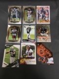 9 Card Lot of FOOTBALL ROOKIE Cards - Mostly from Newer Sets - Some Premiums - Stars & More!