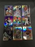 9 Card Lot of PRIZMS & REFRACTORS with ROOKIES & STARS from HUGE Collection!