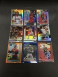 9 Count Lot of PRIZMS & REFRACTORS with ROOKIES & STARS!