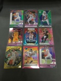 9 Count Lot of PRIZMS & REFRACTORS with ROOKIES & STARS!