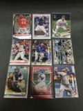 9 Count Lot of Baseball ROOKIE Cards - Future STARS & HALL of FAMERS!