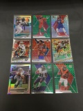 9 Count Lot of PRIZMS & REFRACTORS with ROOKIES & STARS!