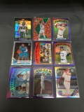 9 Count Lot of PRIZMS & REFRACTORS with ROOKIES & STARS!