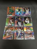 9 Count Lot of PRIZMS & REFRACTORS with ROOKIES & STARS!