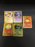 5 Card Lot of Vintage Pokemon EXPEDITION Rare Trading Card from Consignor Collection ++