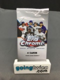 Factory Sealed 2020 TOPPS CHROME Baseball Update Series 4 Card Pack