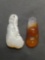 Lot of Two Asian Style Hand-Carved Miscellaneous Jade Pendants