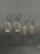 Lot of Two Silver-Tone Pairs of Fashion Earrings