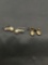 Lot of Two Silver-Tone Pairs of Fashion Earrings, One w/ Faux Pearls & One Clamshell Motif