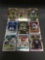9 Count Lot of FOOTBALL ROOKIE Cards - Hottest Sets!