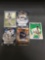 5 Card Lot of DEREK JETER New York Yankees Baseball Cards from Massive Collection