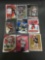9 Card Lot of TOM BRADY New England Patriots Football Cards from Massive Collection