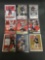 9 Card Lot of TOM BRADY New England Patriots Football Cards from Massive Collection