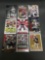 9 Card Lot of TOM BRADY New England Patriots Football Cards from Massive Collection