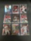 9 Card Lot of MIKE TROUT Los Angeles Angels Baseball Cards from Massive Collection