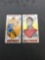 2 Card Lot of 1969-70 Topps Vintage Basketball Cards from Estate