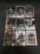 9 Card Lot of FOOTBALL ROOKIE Cards - Mostly from Newer Sets - Some Premiums - Stars & More!