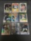 9 Card Lot of BASEBALL ROOKIE CARDS - Future Stars and Hall of Famers from Huge Collection!