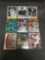 9 Card Lot of BASEBALL ROOKIE CARDS - Future Stars and Hall of Famers from Huge Collection!