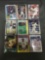 9 Card Lot of BASEBALL ROOKIE CARDS - Future Stars and Hall of Famers from Huge Collection!