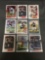 9 Card Lot of FOOTBALL ROOKIE Cards - Mostly from Newer Sets - Some Premiums - Stars & More!