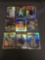 9 Card Lot of PRIZMS & REFRACTORS with ROOKIES & STARS from HUGE Collection!