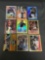 9 Card Lot of SERIAL NUMBERED Sports Cards with Stars and Rookies from HUGE Collection