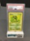 PSA Graded 1999 Pokemon Base Set 1st Edition Shadowless #45 CATERPIE Trading Card - MINT 9