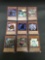 9 Card Lot of Gold Symbol 1st Edition YUGIOH Card - Mostly Older Sets - From Huge Collection Find!