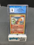 CGC Graded 2006 Pokemon EX Legend Maker #27 TORKOAL Reverse Holofoil Rare Trading Card - MINT 9