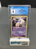 CGC Graded 2006 Pokemon EX Legend Maker #10 MEW Holofoil Rare Trading Card - EX-NM 6