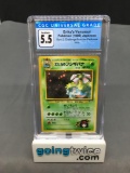 CGC Graded 1999 Pokemon Japanese Gym 2 ERIKA'S VENUSAUR Holofoil Rare Trading Card - EX+ 5.5