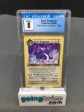 CGC Graded 2000 Pokemon Team Rocket 1st Edition #33 DARK DRAGONAIR Trading Card - NM-MT 8