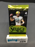 Factory Sealed 2020 Panini SELECT Football 4 Card Pack - Justin Herbert Zebra Die-Cut RC?