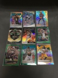 9 Count Lot of REFRACTORS with ROOKIES & STARS from RECENT Collection