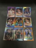 9 Count Lot of REFRACTORS with ROOKIES & STARS from RECENT Collection