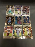 9 Count Lot of FOOTBALL ROOKIE Cards - Hottest Sets!