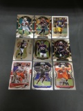 9 Count Lot of FOOTBALL ROOKIE Cards - Hottest Sets!