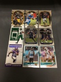 9 Count Lot of FOOTBALL ROOKIE Cards - Hottest Sets!