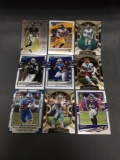 9 Count Lot of FOOTBALL ROOKIE Cards - Hottest Sets!