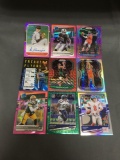 9 Count Lot of REFRACTORS with ROOKIES & STARS from RECENT Collection