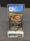 CGC Graded 2019 Pokemon Unified Minds #1 ROWLET & ALOLAN EXEGGUTOR GX Ultra Rare - MINT 9