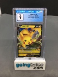 CGC Graded 2020 Pokemon Vivid Voltage #43 PIKACHU V Ultra Rare Trading Card - MINT 9