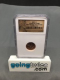 NGC Graded 2009 Lincoln Penny Formative Years - MS 66 RD - First Day of Issue