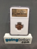 NGC Graded 2009 Lincoln Penny 'D' Birth & Childhood - MS 66 RD