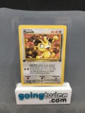 2000 Pokemon Team Rocket 1st Edition #62 MEOWTH Vintage Trading Card from Huge Collection